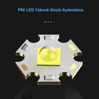 Watton WT-604 3000 Lümen LED Güçlü El Feneri 